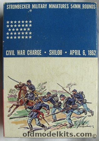 Strombecker Civil War Charge Shiloh April 6 1862 - 54mm, 1515 plastic model kit